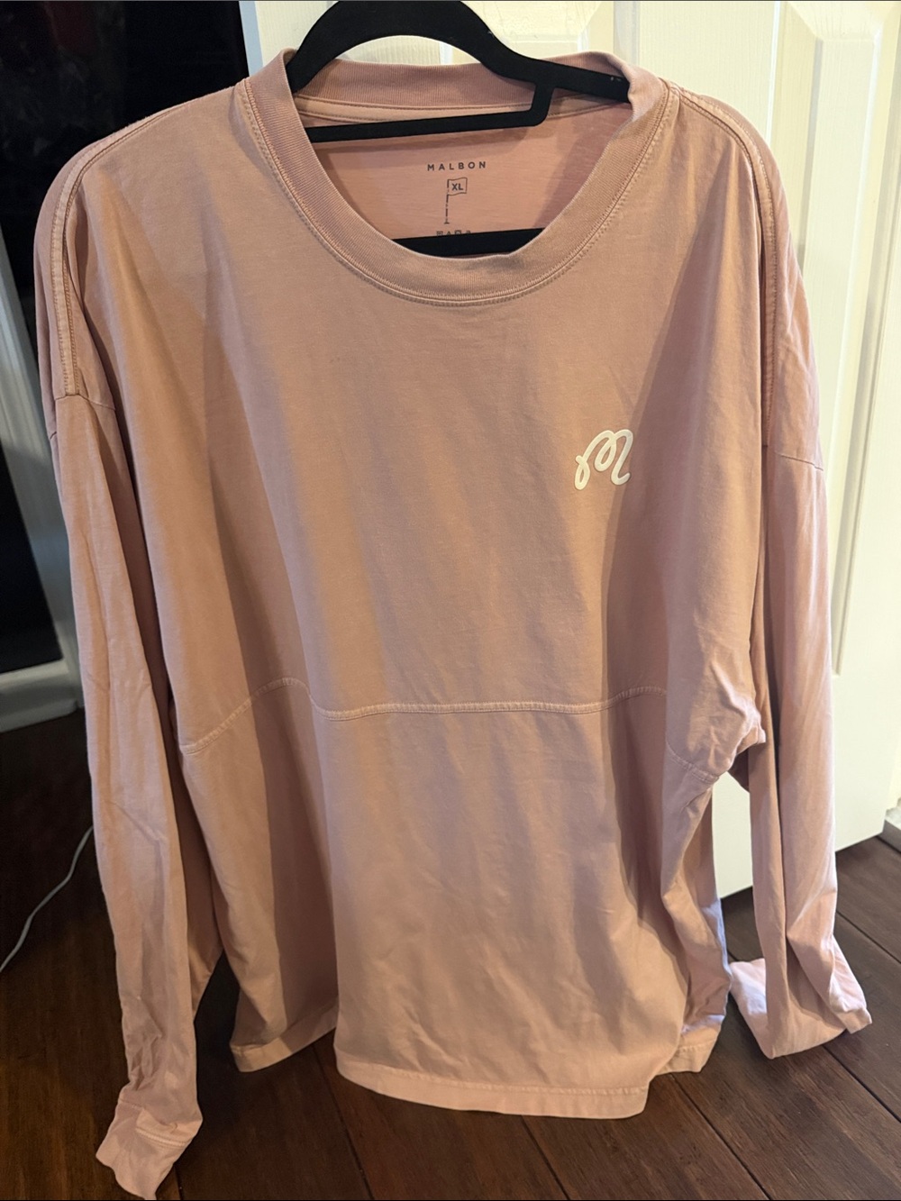 Malbon Golf - Long-Sleeve Tee in Dusty Pink